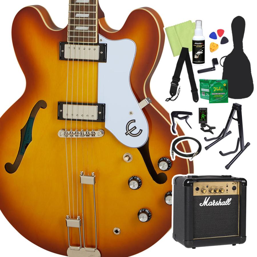 Epiphone エピフォン Riviera Royal Tan エレキギター 初心者14点セット マーシャルアンプ付き セミアコギター リビエラ Mt 島村楽器yahoo 店 通販 Yahoo ショッピング