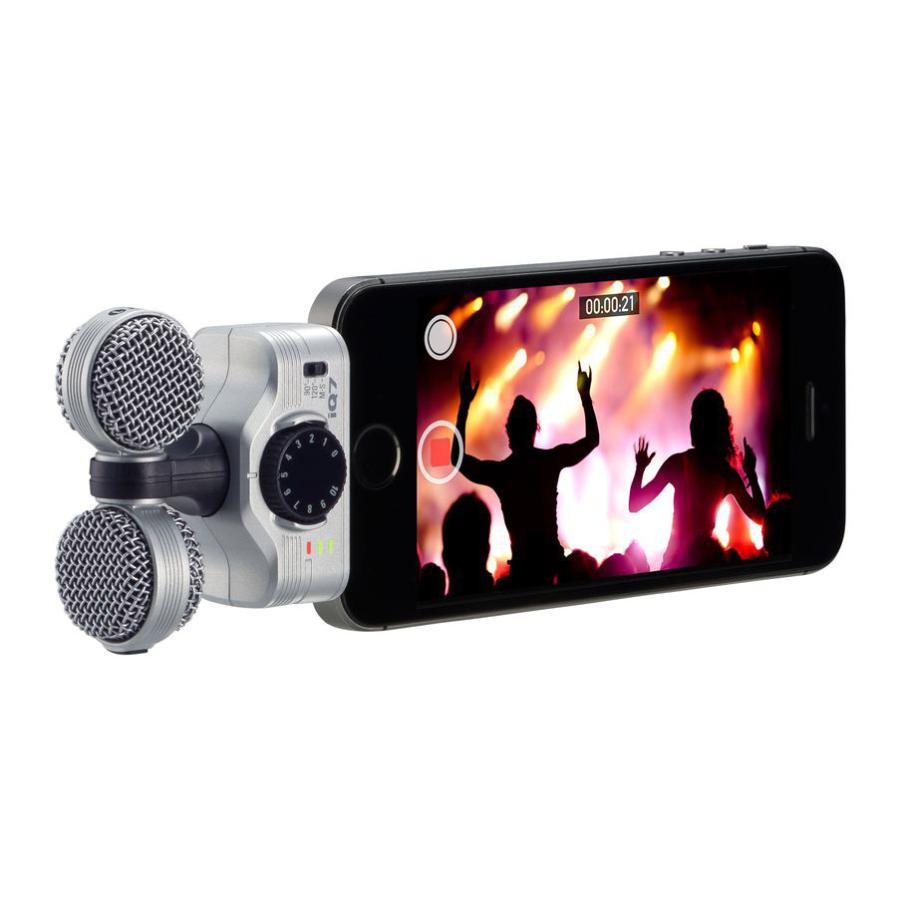 ズーム（zoom） iQ7 MS Stereo Microphone for iOS Devices : 島村楽器