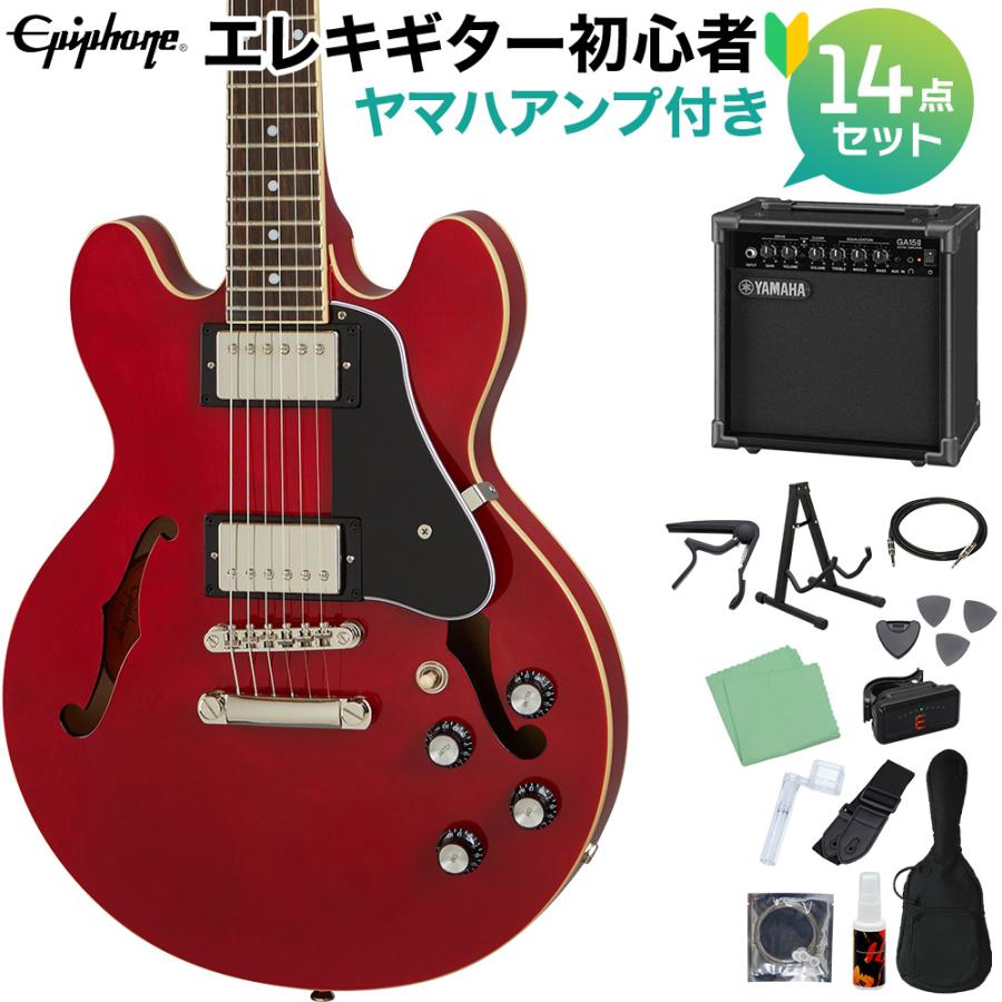 Epiphone エピフォン ES-339 cherry エレキギター 初心者14点セット 