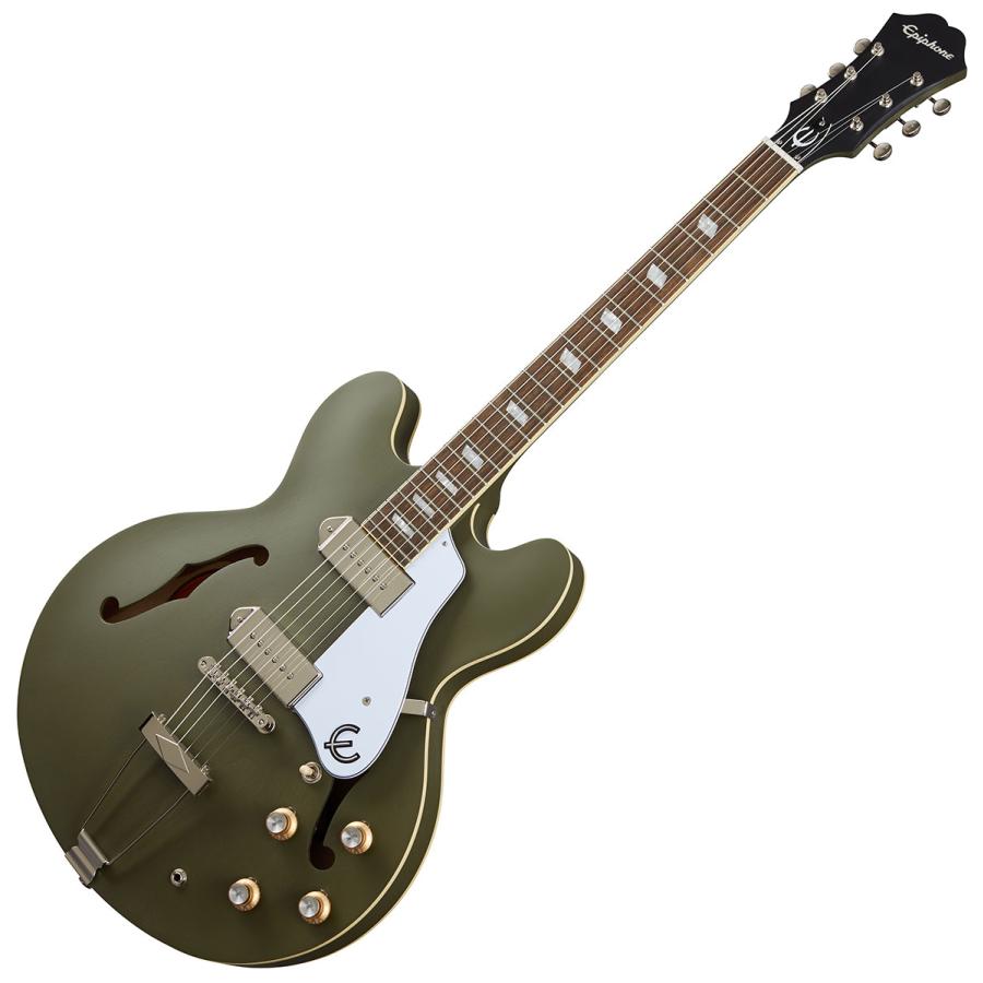 Epiphone Casino Worn Worn Olive Drab エレキギター 初心者14点セット