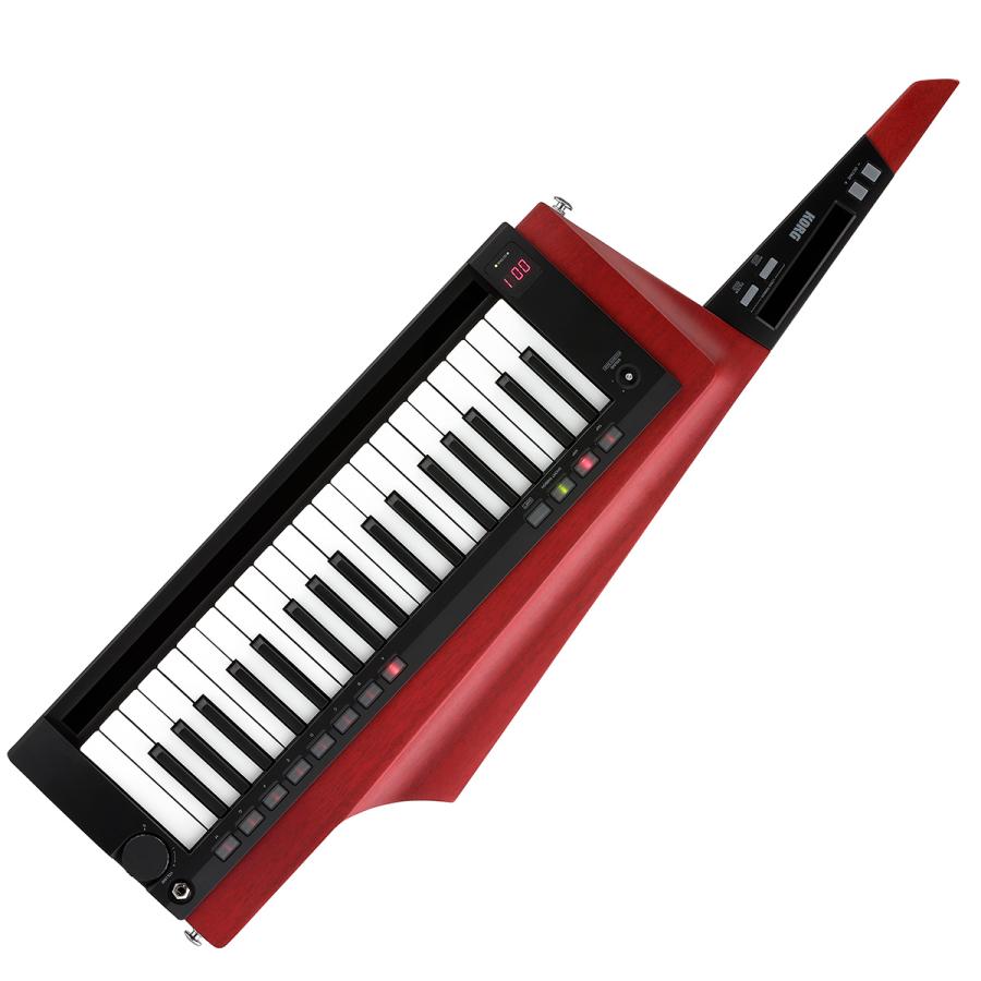 【美品】KORG RK-100S ショルダーキーボード レッド ソフトケース付 KORG コルグ RK-100S 2 RD レッド KEYTAR ショルダーキーボード