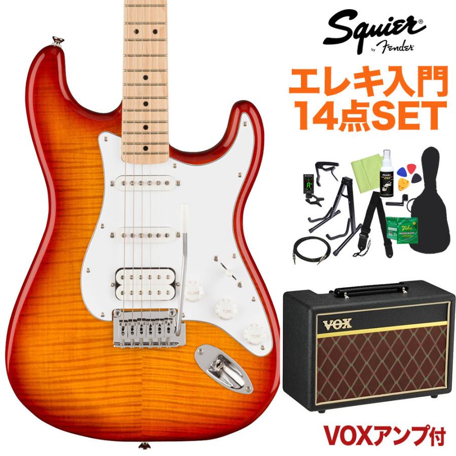 Fender（フェンダー） Squier by Fender AFF ST FMT HSS MN SSB エレキ 