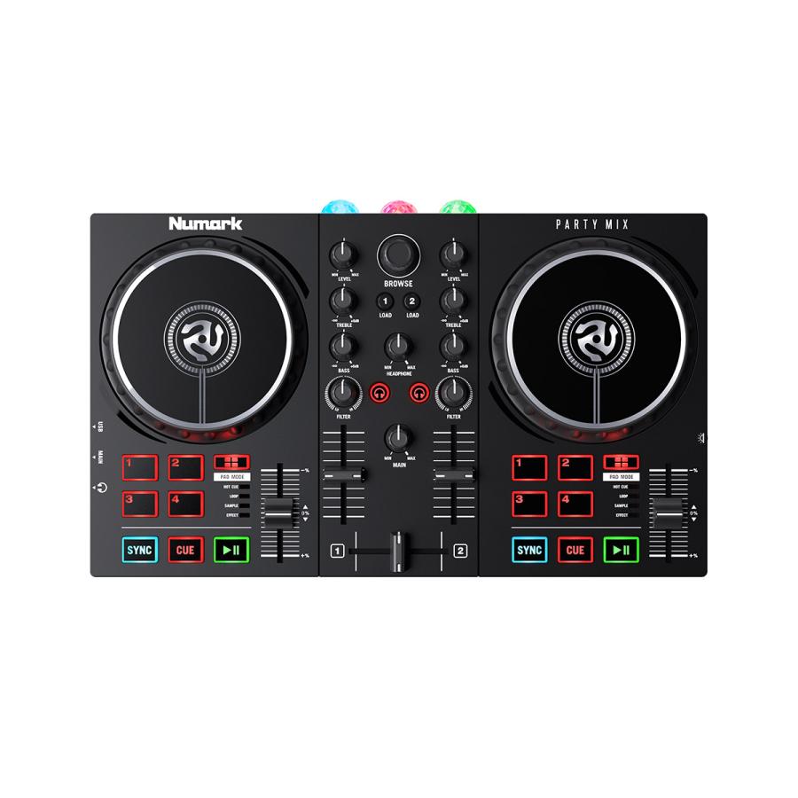 Numark ヌマーク Party Mix II DJコントローラ− LEDパーティライト搭載 の商品画像