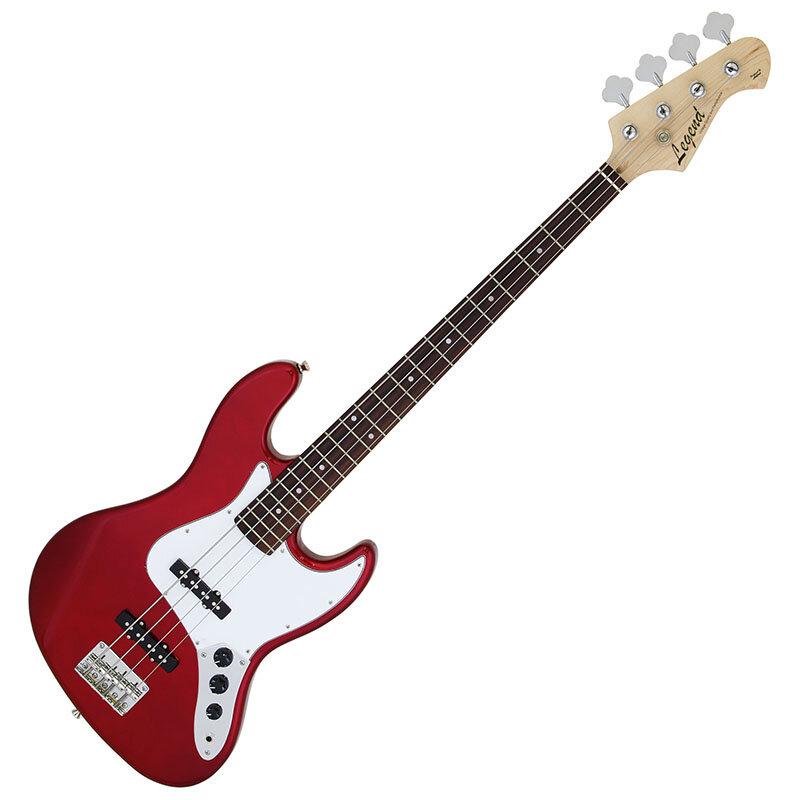 LEGEND レジェンド LJB-Z Candy Apple Red ベース 初心者12点セット ヘッドホンアンプ付 ジャズベースタイプ_1
