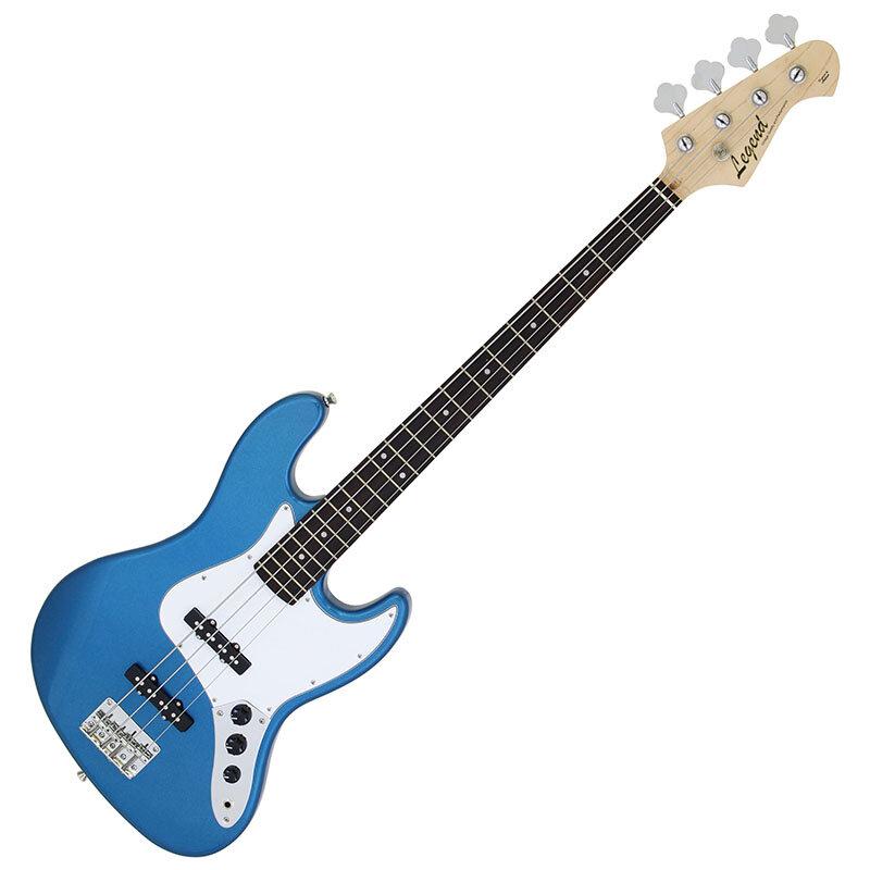 LEGEND レジェンド LJB-Z Metallic Blue ベース 初心者12点セット ヘッドホンアンプ付 ジャズベースタイプ_1