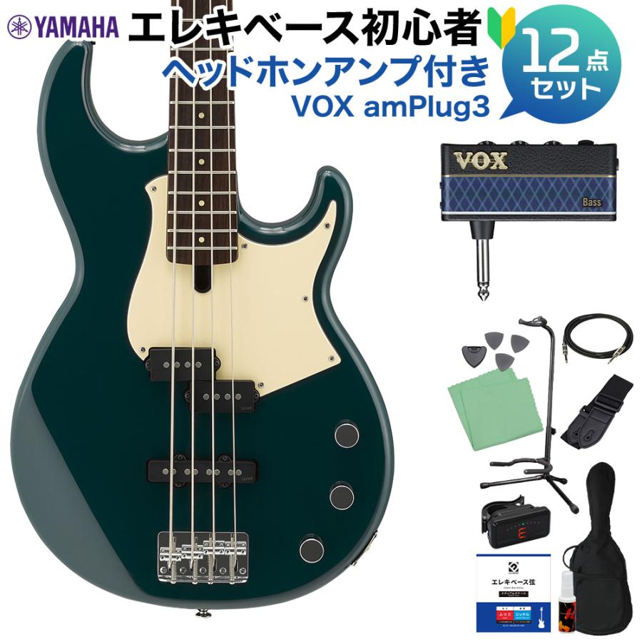 YAMAHA（ヤマハ） BB434 TB (ティールブルー) ベース 初心者12点セット 