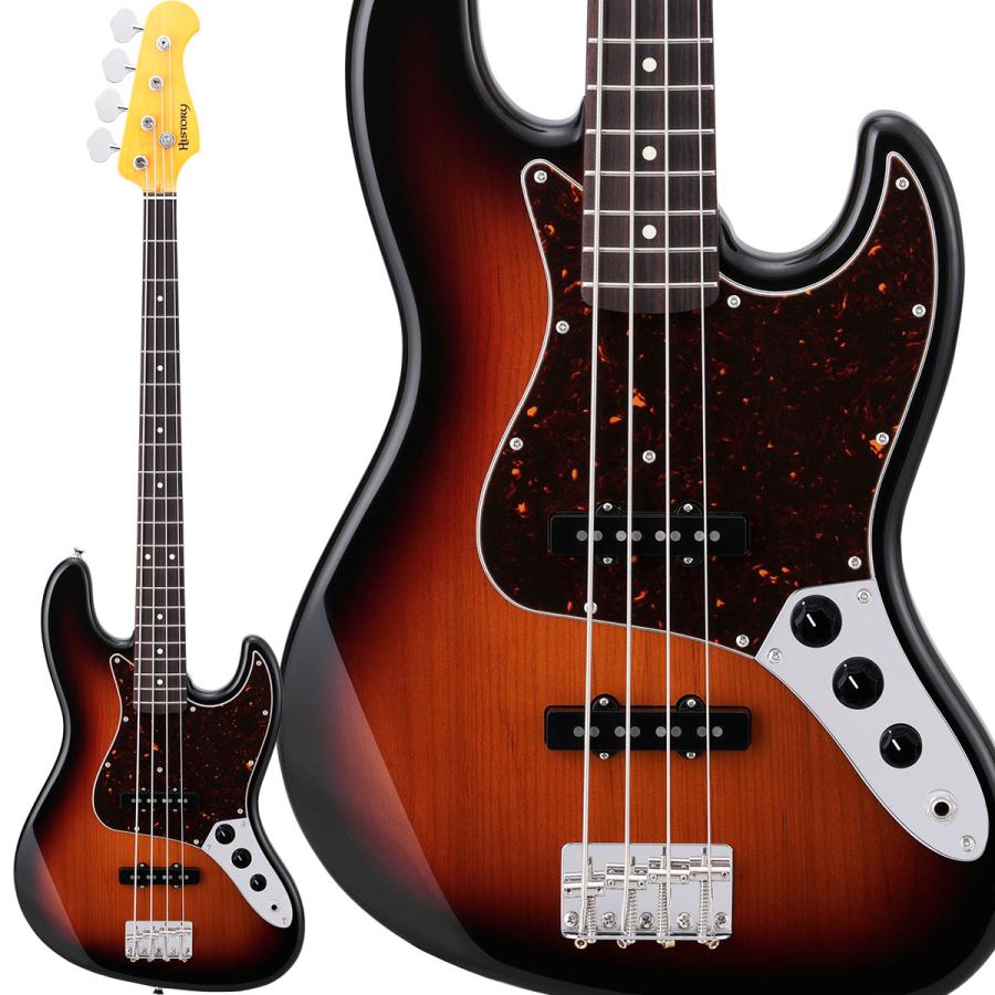 HISTORY ヒストリー HJB-Standard 3TS 3Tone Sunburst 国産エレキ 