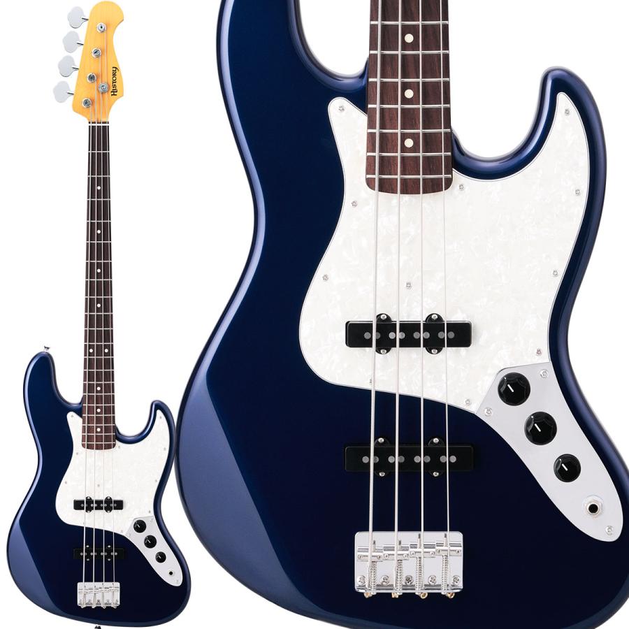 HISTORY ヒストリー HJB-Standard MBL Metallic Blue 国産エレキベース  