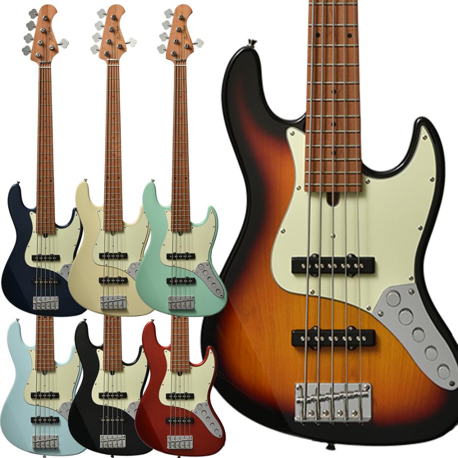 Bacchus バッカス WJB5-630-RSM/M-Act 5弦ベース ユニバースシリーズ 