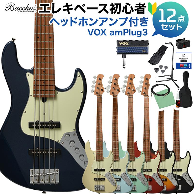 Bacchus（バッカス） WJB5-630-RSM/M-Act 5弦ベース 初心者12点セット 