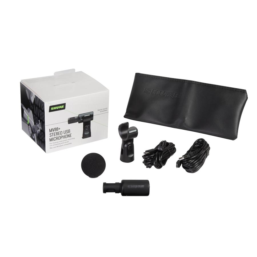 SHURE シュア MV88+ ステレオUSBマイク MV88+STEREO-USBの画像
