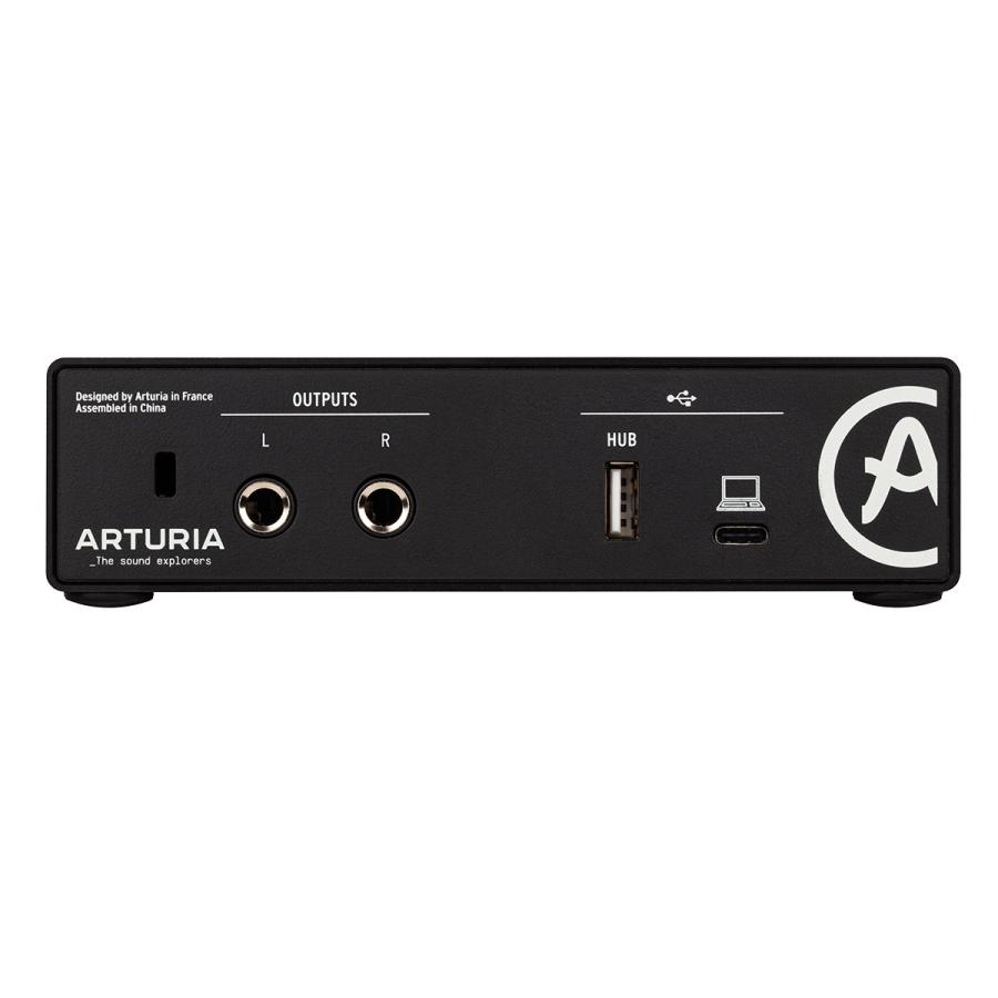 ARTURIA アートリア MINIFUSE 1 (ブラック) オーディオインターフェイス 1イン/2アウトの画像