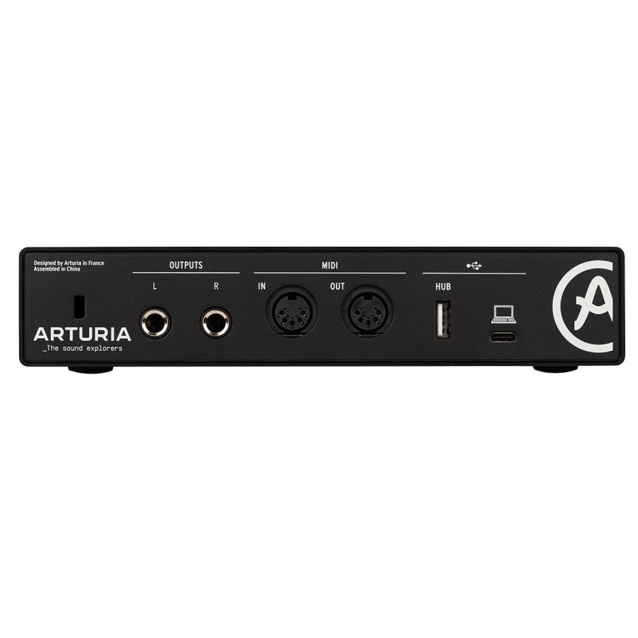 ARTURIA アートリア MINIFUSE 2 (ブラック) オーディオインターフェイス 2イン/2アウト MIDIインターフェイスの画像