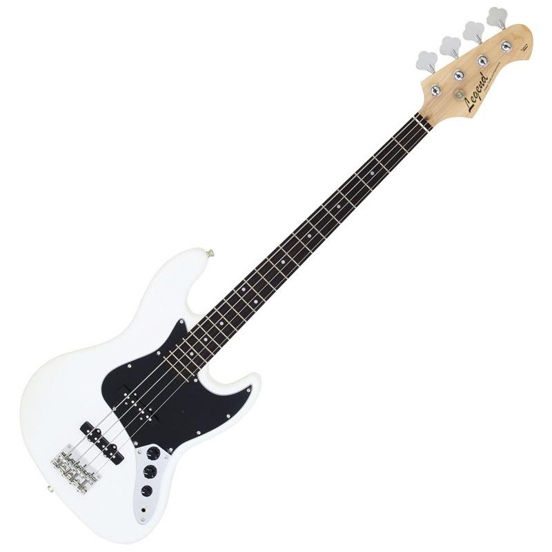 Legend エレキベース ホワイト LEGEND レジェンド LJB-Z B White ベース 初心者12点セット 島村