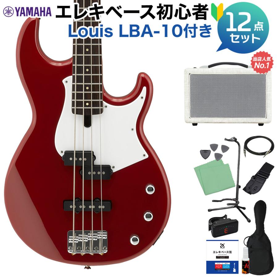 YAMAHA（ヤマハ） BB234 RBR (ラズベリーレッド) ベース 初心者12点