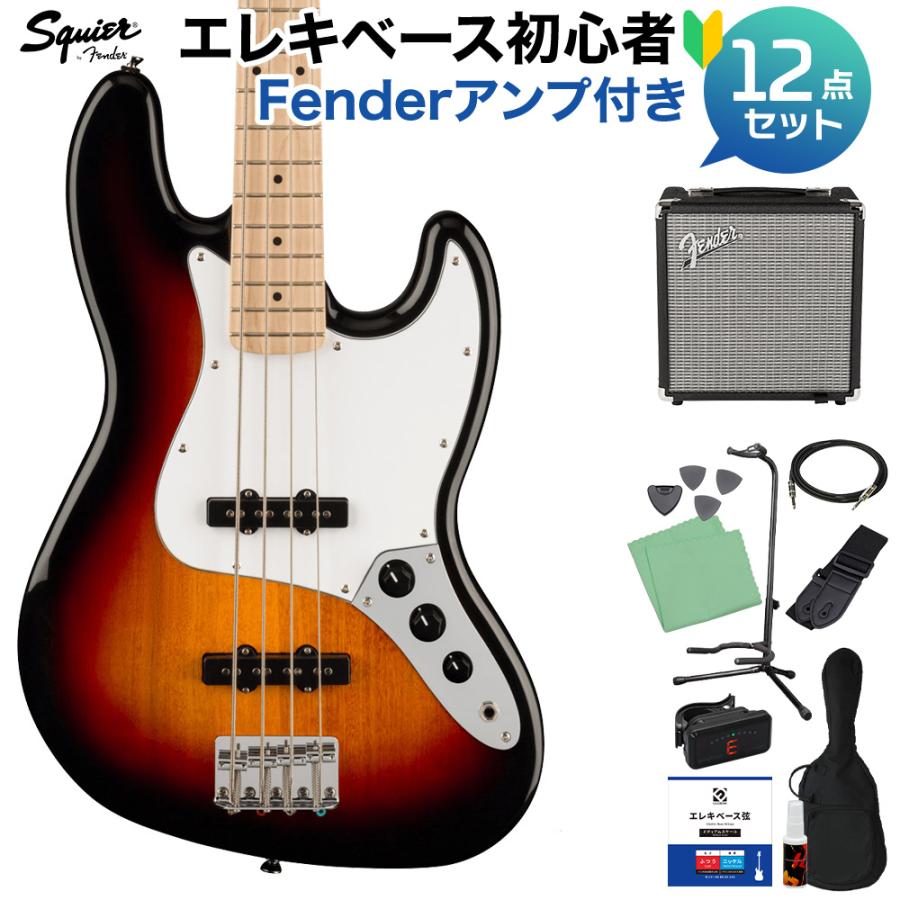 Squier★アフィニティジャズベース★サンバースト送料無料 Fender（フェンダー） Squier by Fender Affinity Series Jazz Bass 3