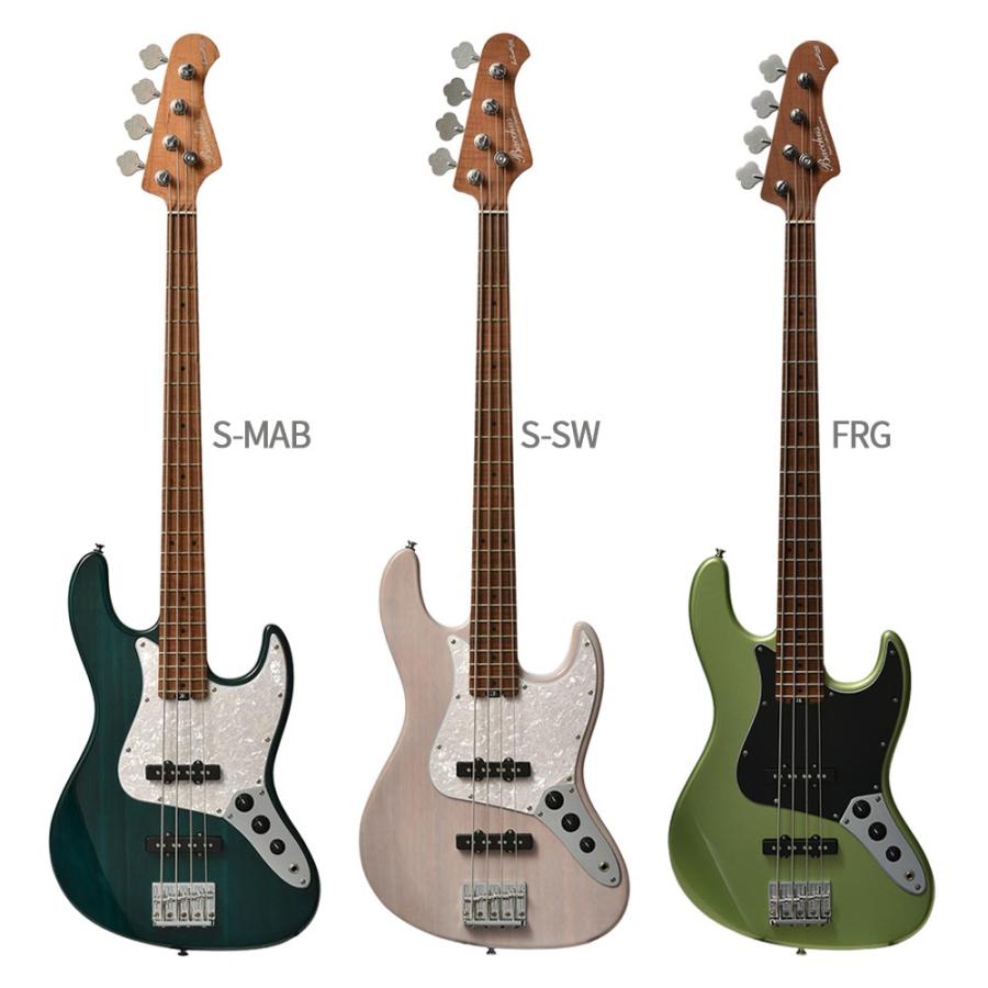 Bacchus バッカス WL4-STD/RSM ベース 初心者12点セット Fenderアンプ付 グローバルシリーズ ジャズべタイプ_31
