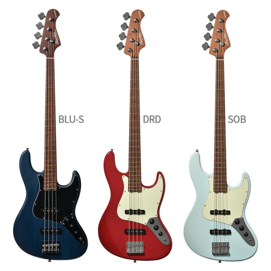 Bacchus バッカス WL4-STD/RSM ベース 初心者12点セット Fenderアンプ付 グローバルシリーズ ジャズべタイプ_34