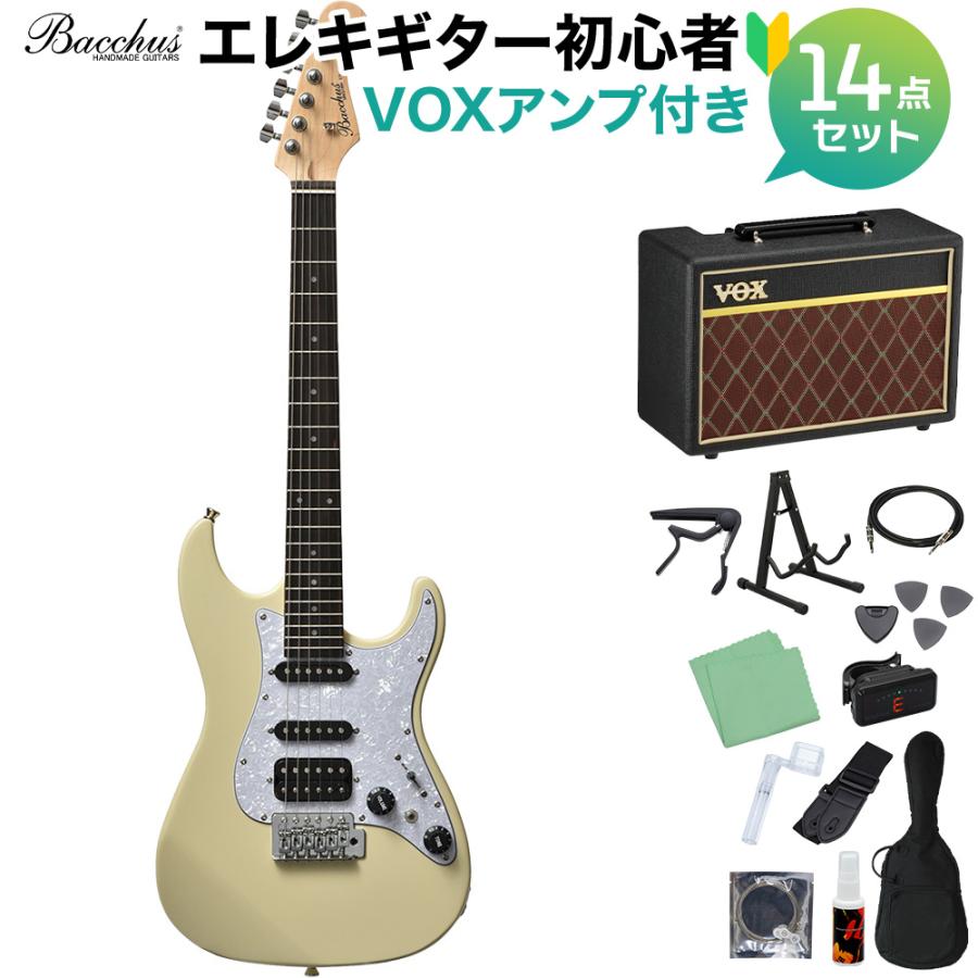 Bacchus（バッカス） GS-Mini OWH エレキギター初心者14点セット VOX 