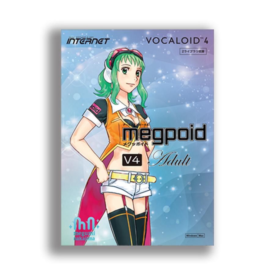 INTERNET インターネット GUMI VOCALOID4 Library Megpoid V4 Adult 