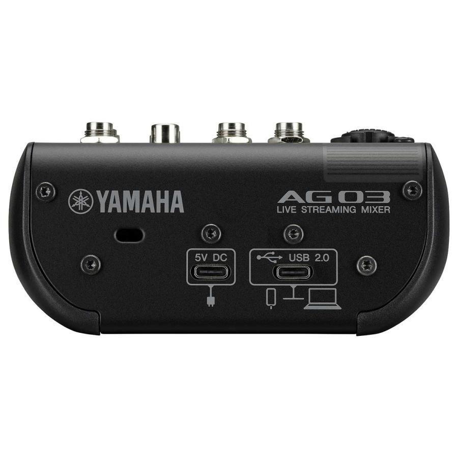 YAMAHA ヤマハ AG03 MK2 Black(ブラック) 配信用ミキサー YAMAHA ヤマハ AG03 MK2 Black(ブラック) 配信用ミキサー