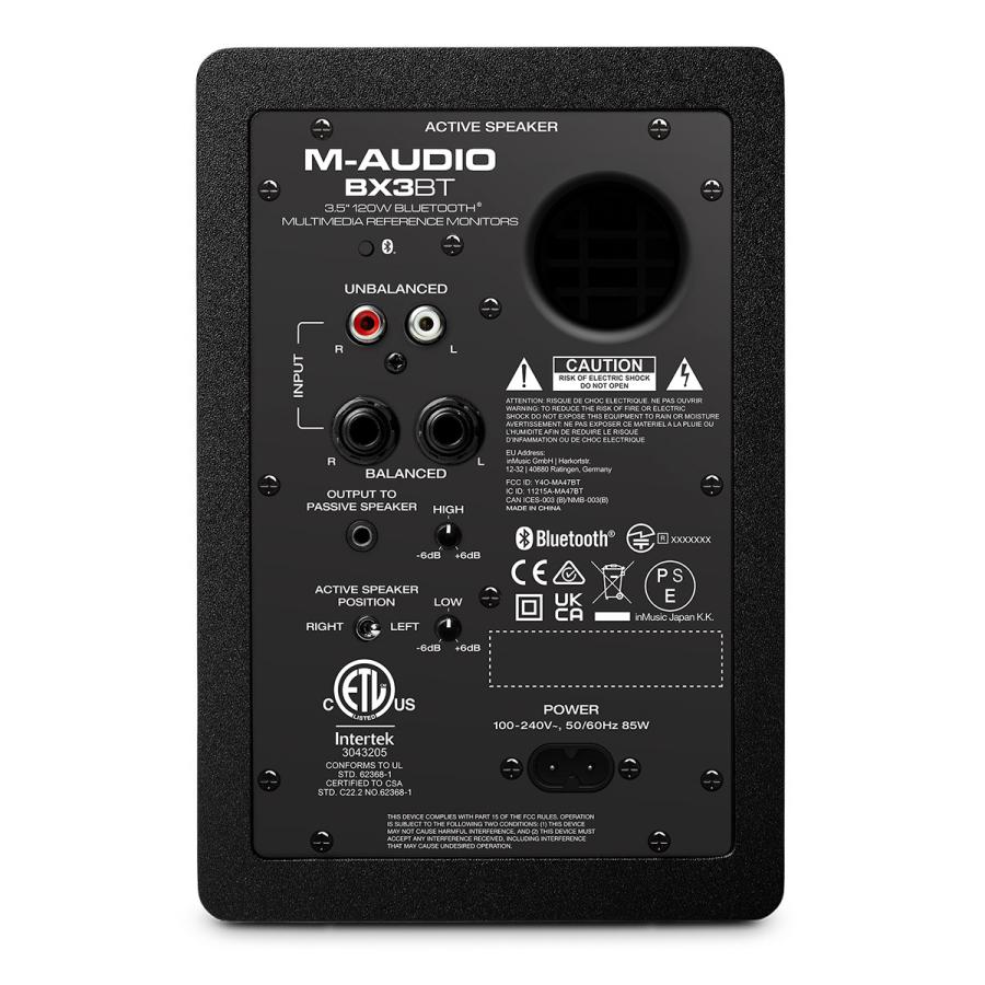 M-AUDIO（エムオーディオ） BX3BT Bluetoothスピーカー モニター