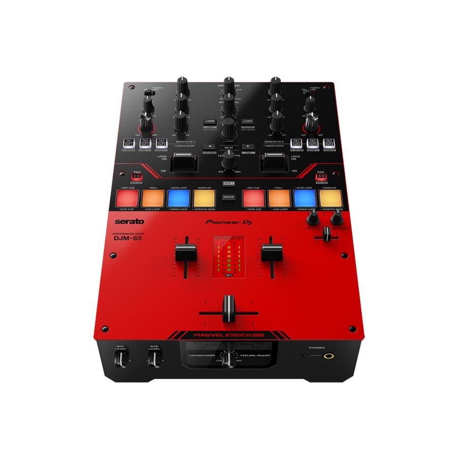 Pioneer DJ パイオニア DJM-S5 (Gloss red) 2ch DJミキサー スクラッチスタイル DJMS5｜shimamura｜02