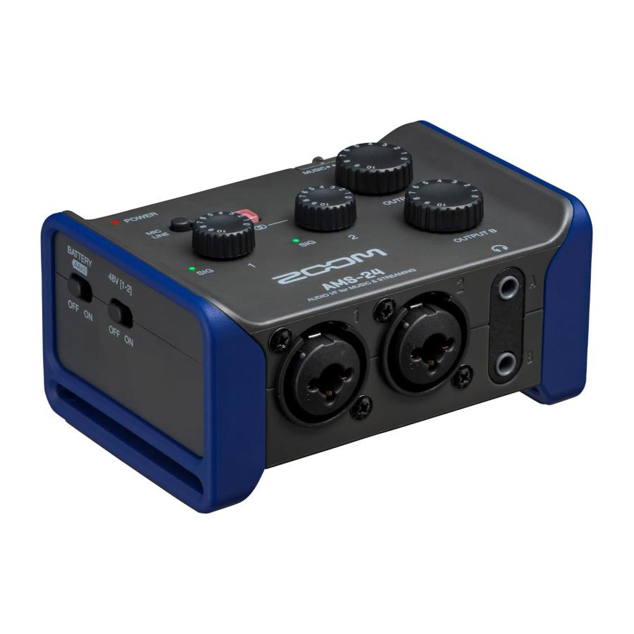 ズーム（zoom） AMS-24 オーディオインターフェイス 2IN/4OUT AMS24
