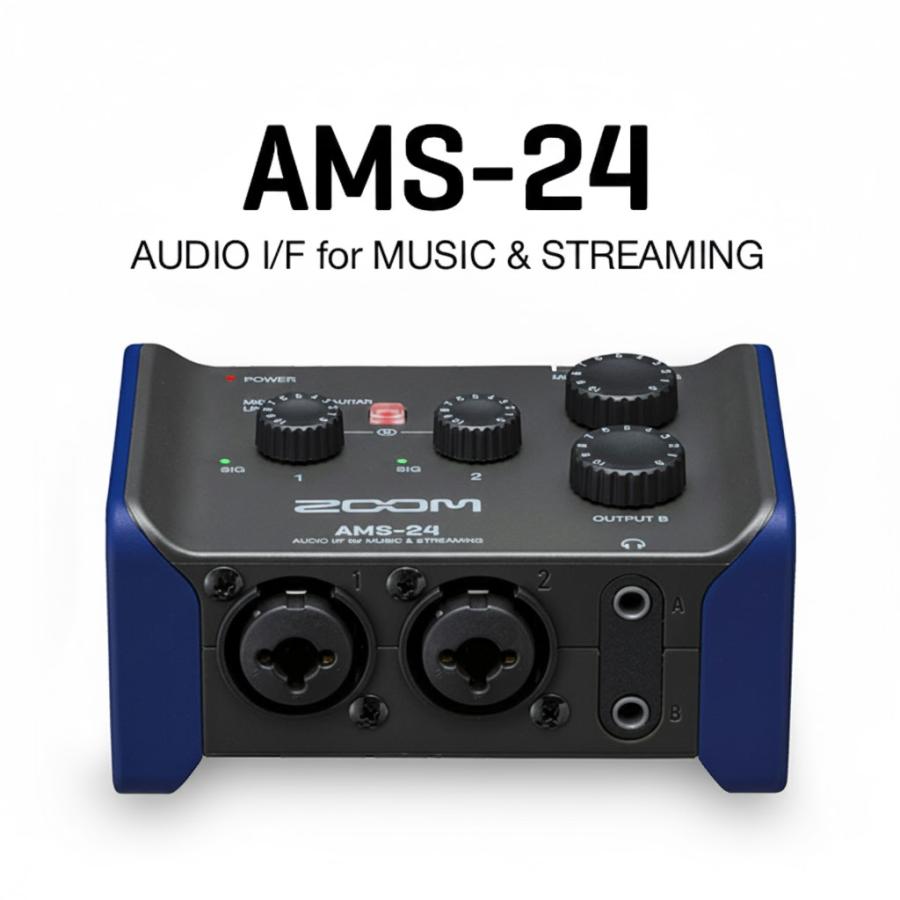 ZOOM ズーム AMS-24 オーディオインターフェイス 2IN/4OUT AMS24の画像