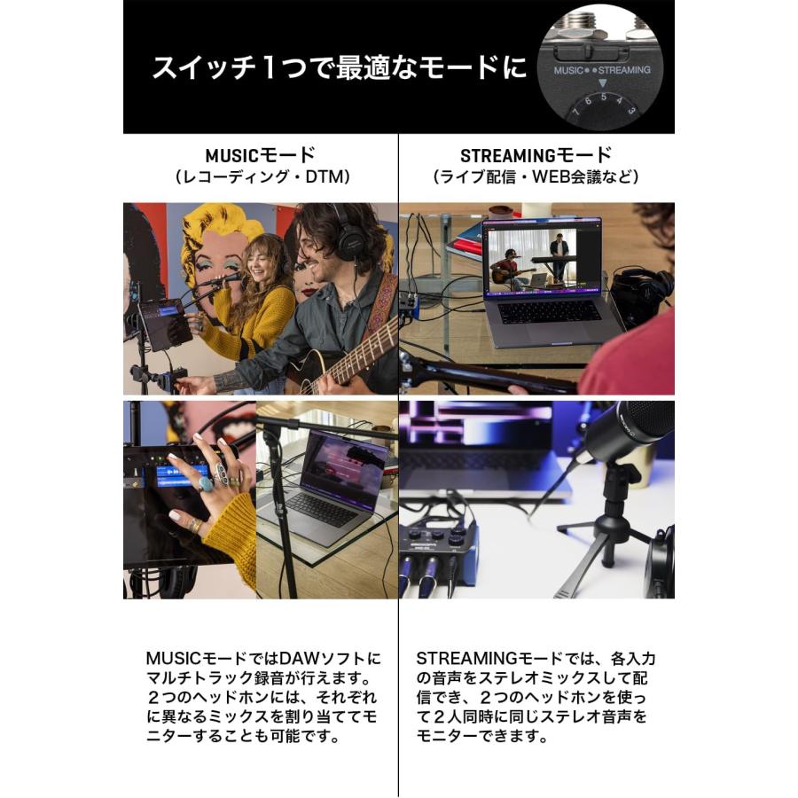 ZOOM ズーム AMS-24 オーディオインターフェイス 2IN/4OUT AMS24の画像