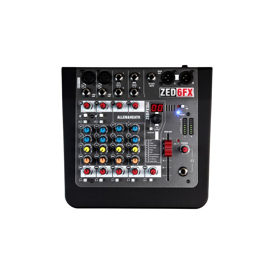 Allen & Heath アレン＆ヒース ZED-6FX マルチエフェクト搭載 6inアナログミキサー ZED6FX｜shimamura｜02