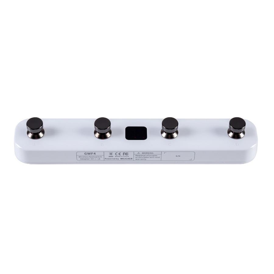 MOOER ムーア GWF4 White ワイヤレスフットスイッチ GTRS・Prime P1