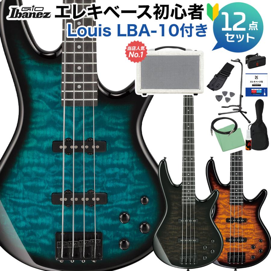 Ibanez Gio ジオ アイバニーズ GSR280QA ベース 初心者12点 Ibanez Gio ジオ アイバニーズ GSR280QA ベース 初心者12点