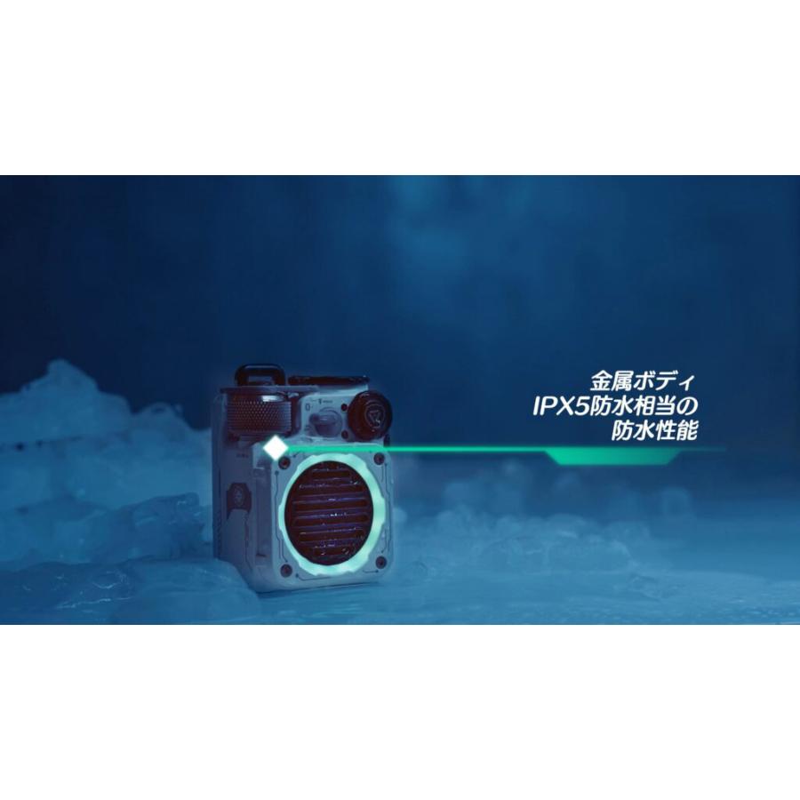 MUZEN ミューゼン MUSEN CYBER CUBE White Bluetoothスピーカー : 島村