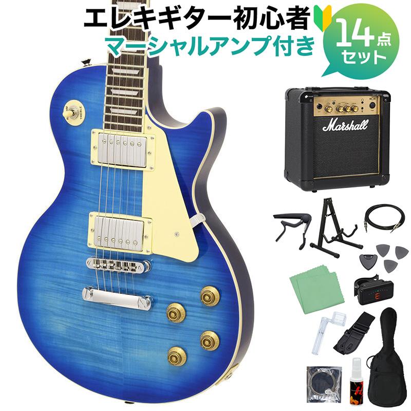 Blitz by AriaProII ブリッツ BLP-450 SBL エレキギター初心者14点 