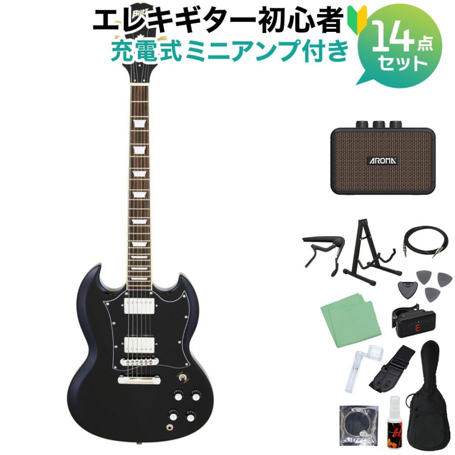 Blitz by AriaProII ブリッツ BSG-STD BK エレキギター初心者14点 