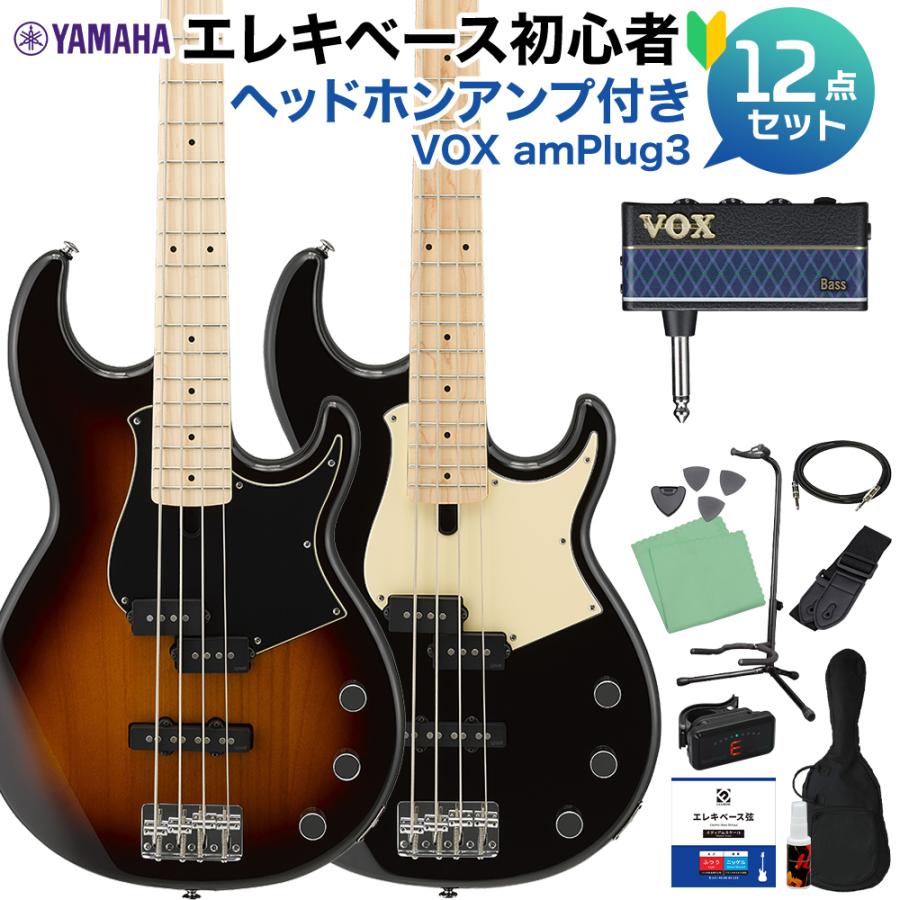 YAMAHA（ヤマハ） BB434M ベース 初心者12点セット 〔amPlug付