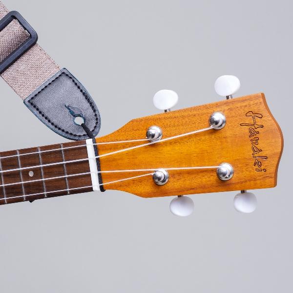 E.D.GEAR イーディーギア EDGEAR EUA-STRAP-2 Brown ウクレレストラップ エンドピンタイプ ミニギター対応 ...