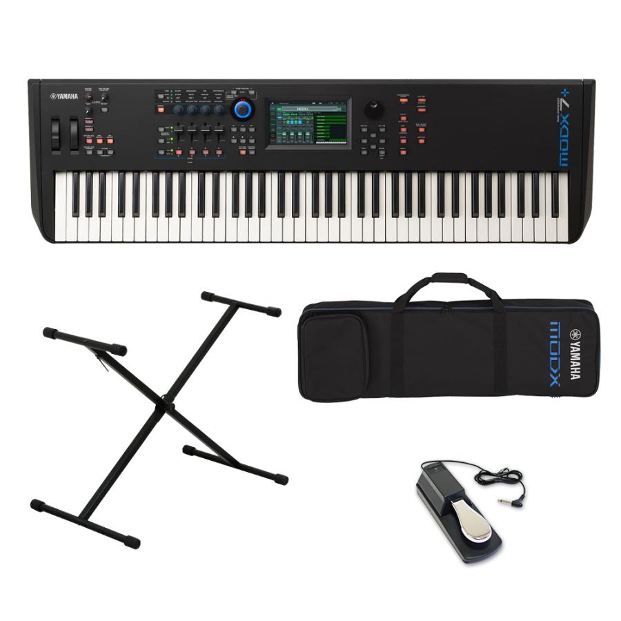 YAMAHA ヤマハ MODX7+ 76鍵盤 バンド用キーボード シンプル4点 YAMAHA ヤマハ MODX7+ 76鍵盤 バンド用キーボード シンプル4点