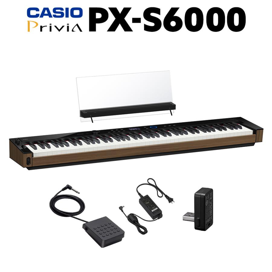 CASIO カシオ 電子ピアノ 88鍵盤 PX-S6000 PXS6000 Privia プリヴィア 