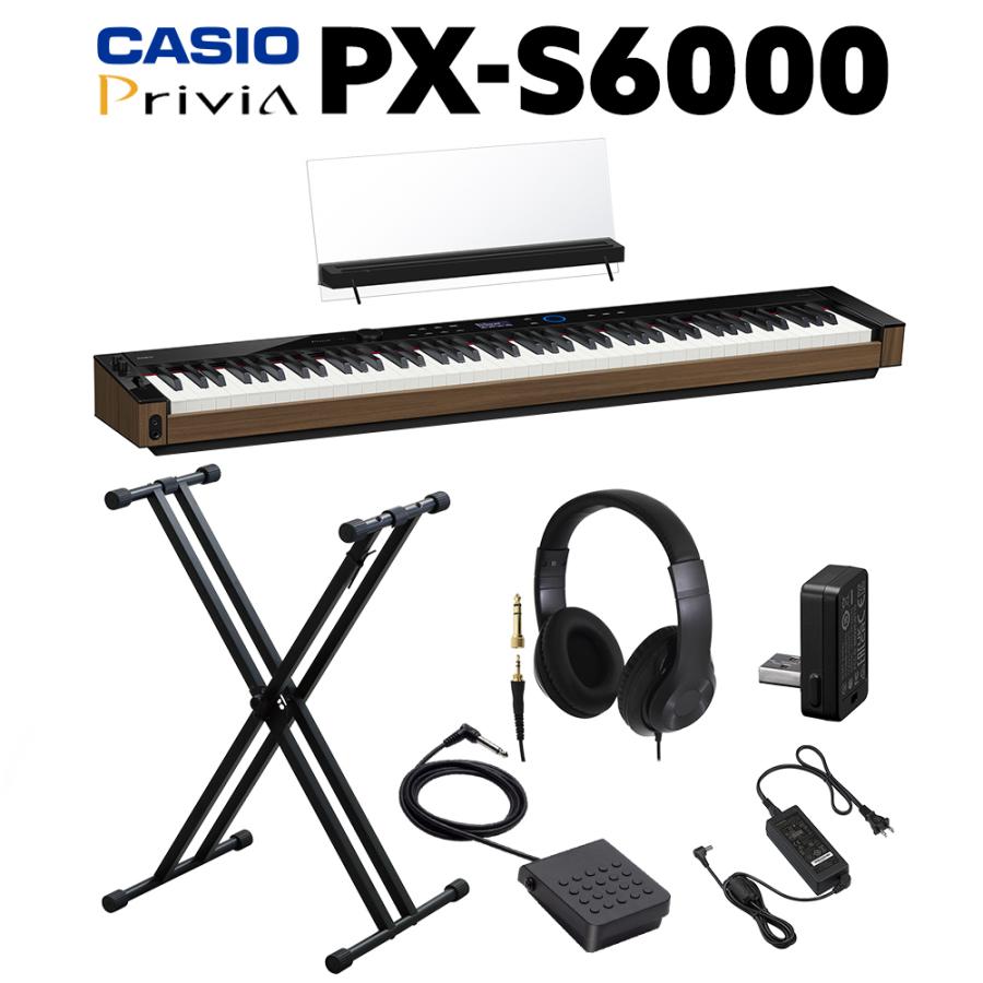 CASIO PX-350MBK カシオ電子ピアノ キーボード スタンド ソフトケース付き