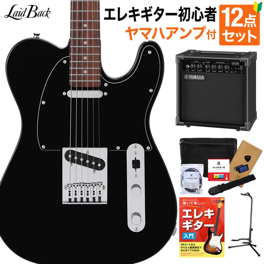 LaidBack レイドバック LTL-5-R-SS VBK エレキギター初心者12点セット
