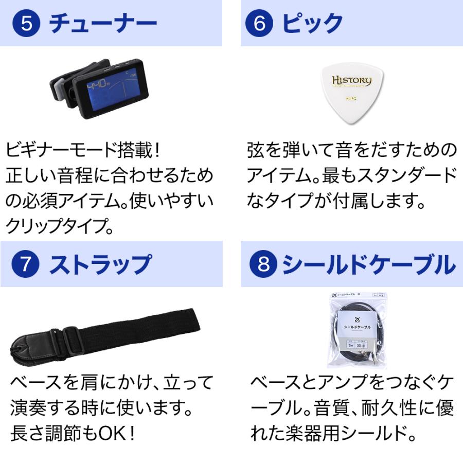 LaidBack レイドバック LJB-5-R-JJ 3TS ベース初心者12点セット〔VOX