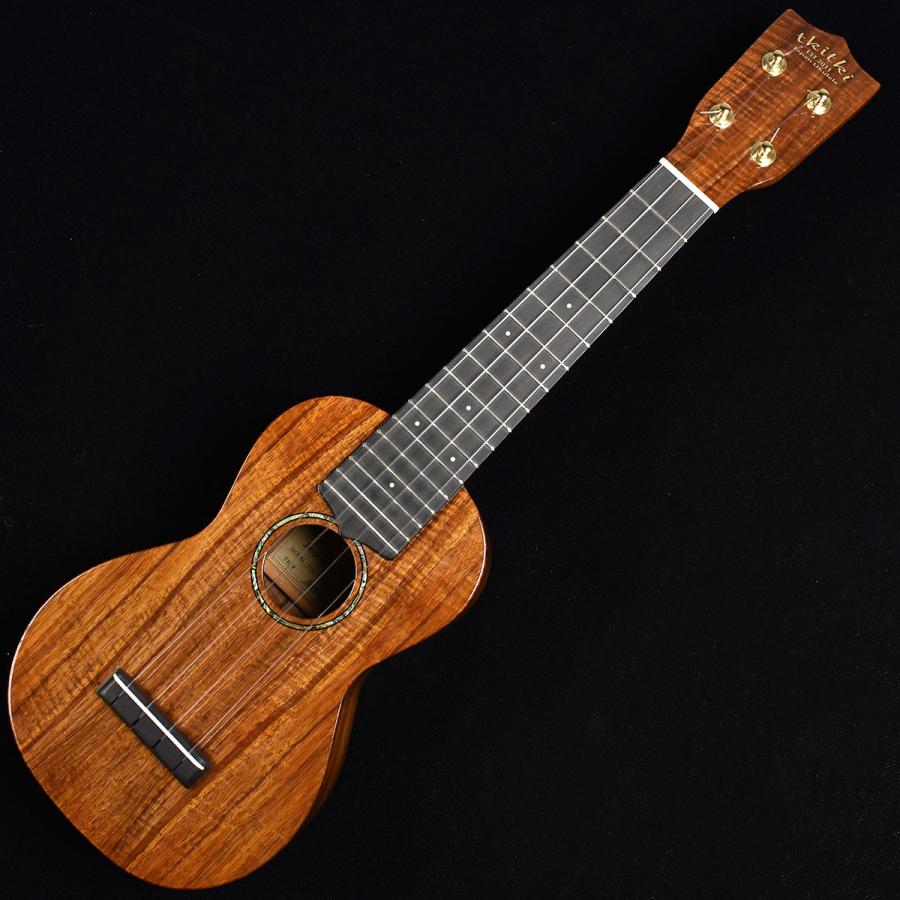 tkitki ukulele ティキティキ・ウクレレ HKS-ABALONE/EC 5A　S/N：974-083 ソプラノ5Aグレードハワイアンコア 未展示品の画像