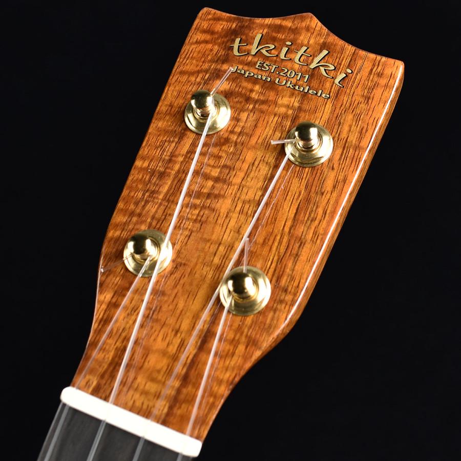 tkitki ukulele ティキティキ・ウクレレ HKS-ABALONE/EC 5A　S/N：974-083 ソプラノ5Aグレードハワイアンコア 未展示品の画像