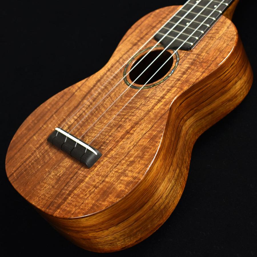 tkitki ukulele ティキティキ・ウクレレ HKS-ABALONE/EC 5A　S/N：974-083 ソプラノ5Aグレードハワイアンコア 未展示品の画像