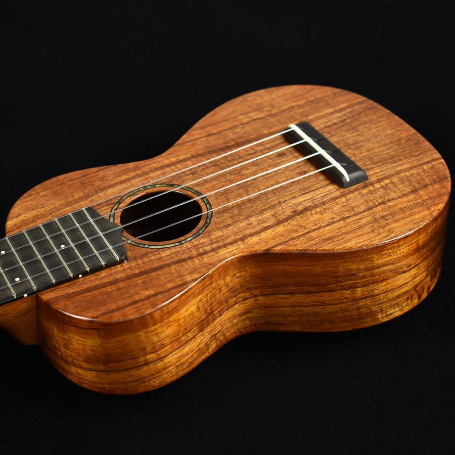 tkitki ukulele ティキティキ・ウクレレ HKS-ABALONE/EC 5A　S/N：974-083 ソプラノ5Aグレードハワイアンコア 未展示品の画像