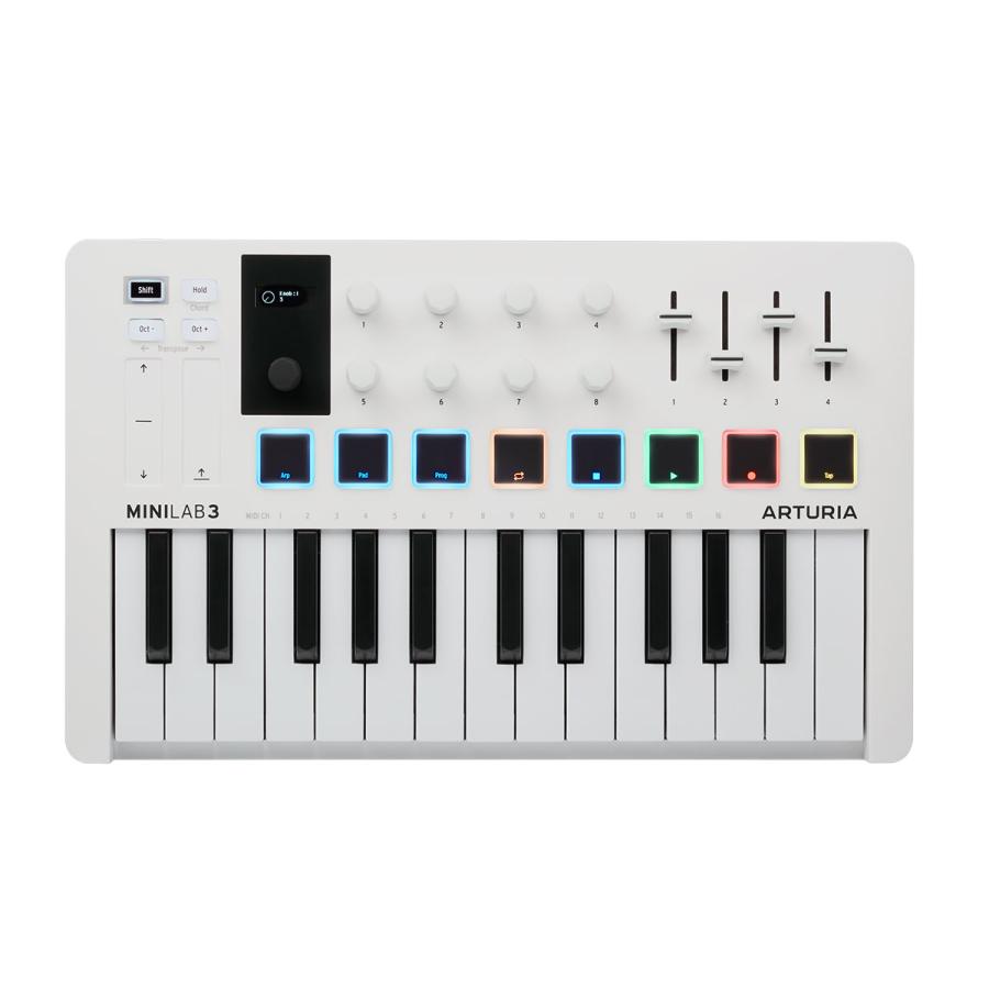 ARTURIA アートリア MINILAB MK3 ホワイト USB MIDIキーボード 25鍵盤