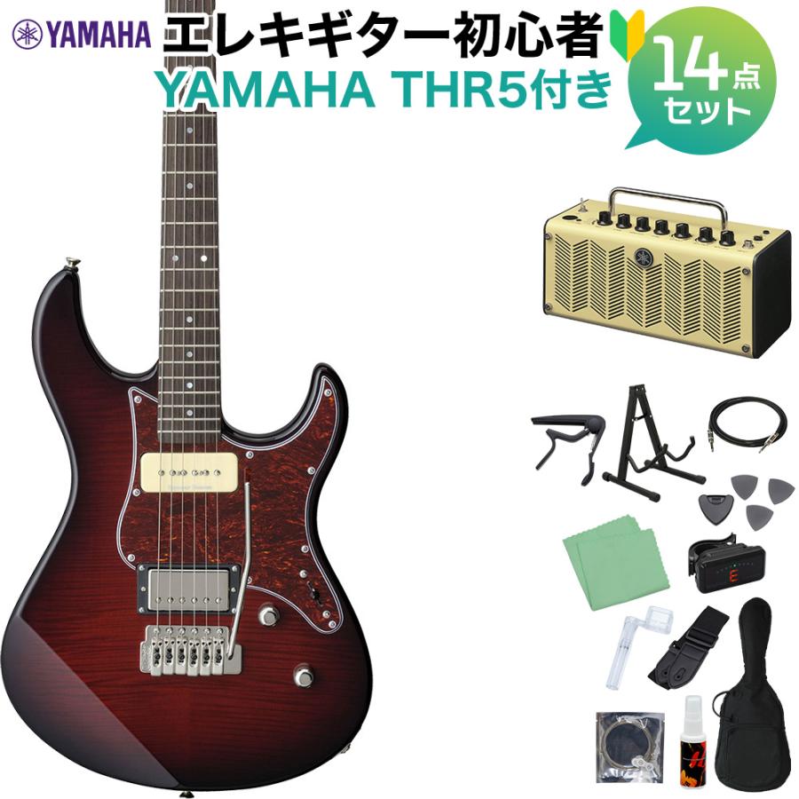 YAMAHA ヤマハ PACIFICA611VFM DRB エレキギター初心者14点セット 