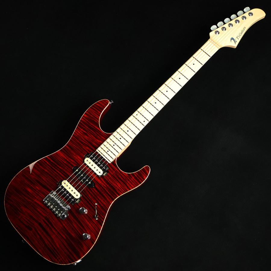 旧価格】 T's Guitars ティーズギター DST-Pro22 Exotic Maple Black